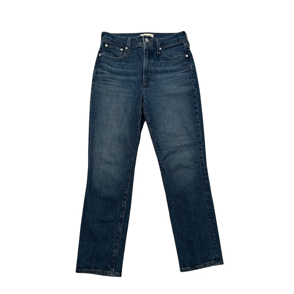 Madewell Perfect Vintage Straight Leg Jeans in Dark Indigo